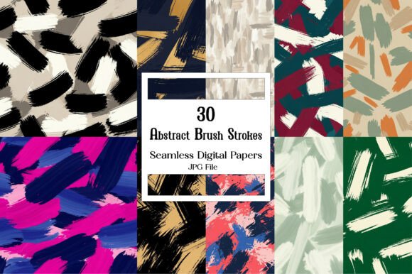 Abstract Brush Strokes: A Dynamic Resource for Creative Expression