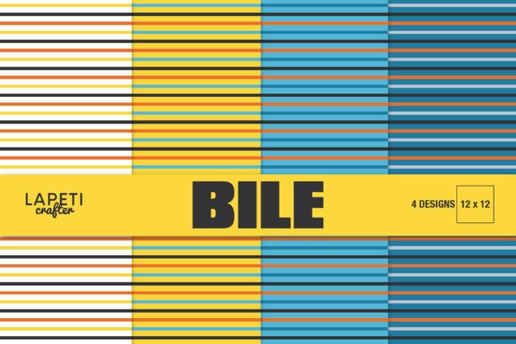 Colorful Striped Digital Papers