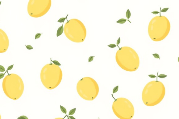 Fresh Lemon Seamless Pattern Collection: A Vibrant Addition to Your Creative Projects