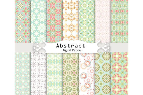 Geometric Pattern Backgrounds for Creative Projects