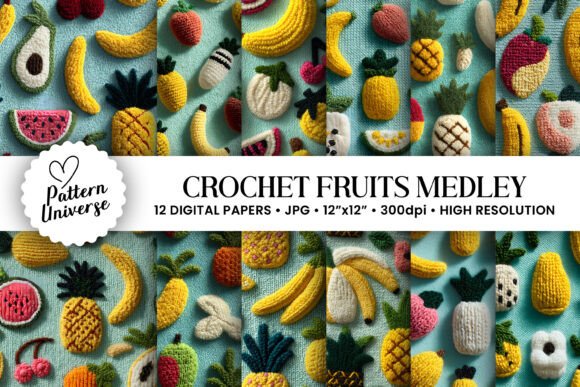 Summer Crochet Fruits Medley Pattern