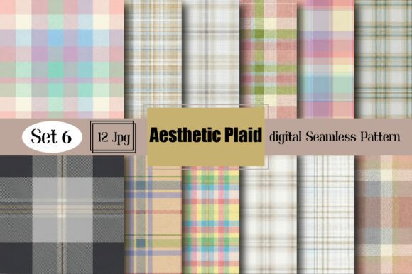 Upgrade Your Designs with the Aesthetic Seamless Plaid Pattern Bundle