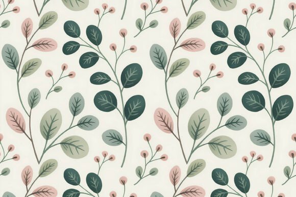 Vibrant Pastel Leafy Seamless Design: A Harmonious Blend of Nature and Creativity